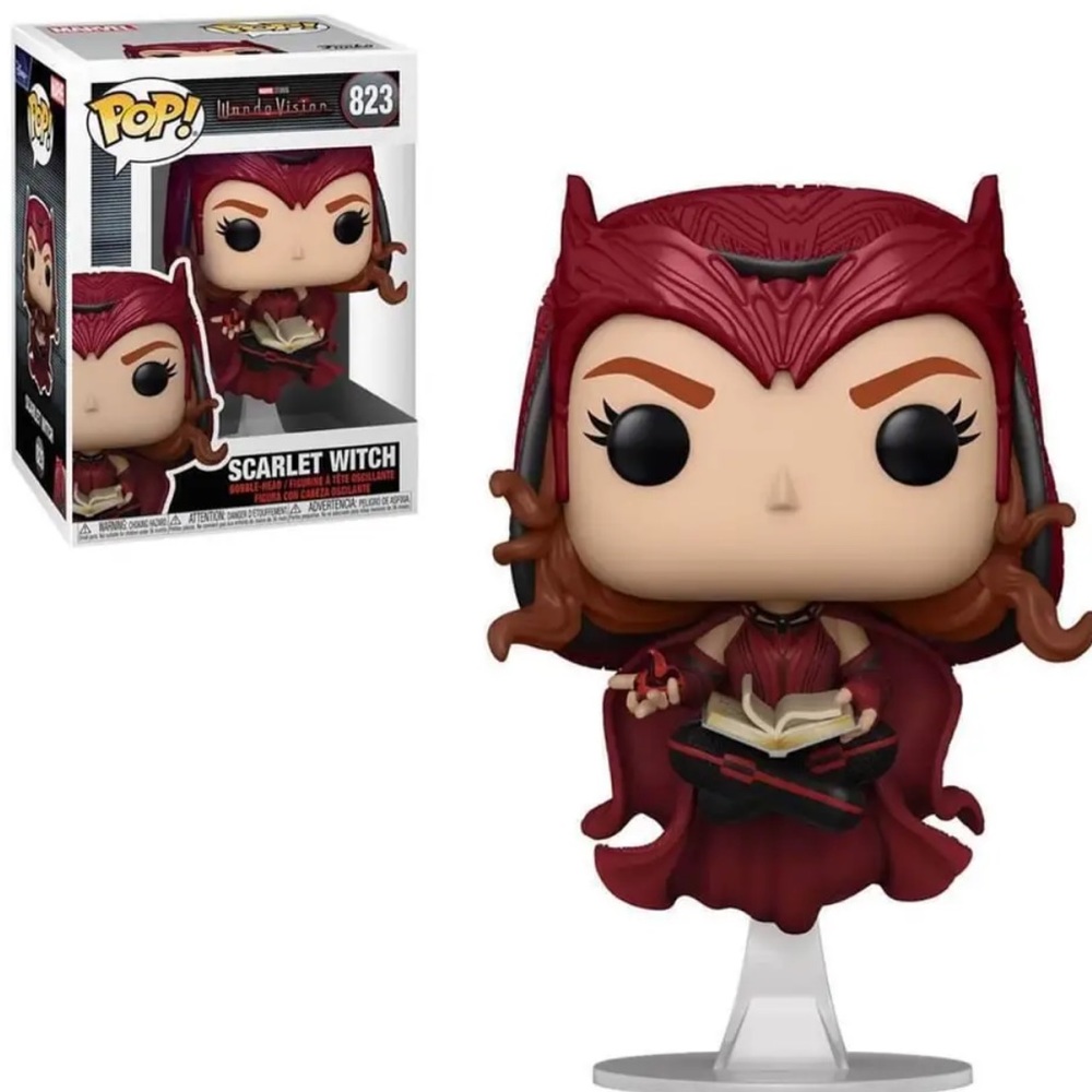 FUNKO POP! MARVEL WANDA VISION: SCARLET WITCH WITH DARKHOLD #823